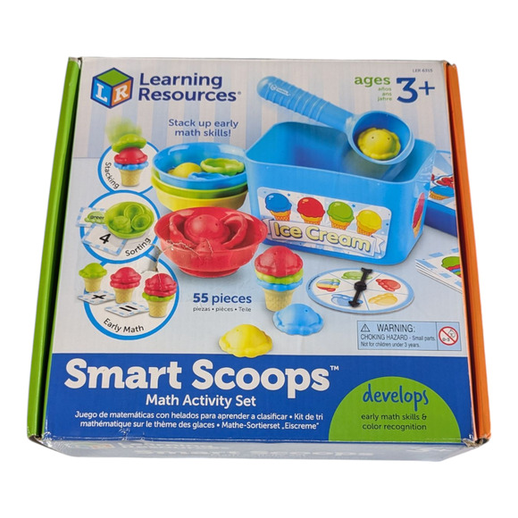 Learning Resources - Smart Scoops - Math Activity Set Kids Toys - Like New - Picture 1 of 9